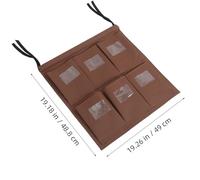 BUGUUYO Paquet de Rechange pour Chariot Hôtel Poche Étiquette Facile, Six Ouvertures Horizontales, Rangement Suspendu pour Chiffons, Conçu pour Gestion Rapide en Nettoyage