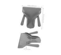 BUGUUYO Pelle à Frites et Popcorn Plastique Léger Double Poignée Cuillère Alimentaire Polyvalente pour Noix Bonbons et Fruits Secs Service Rapide Restauration Réutilisable