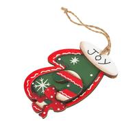 BUGUUYO Pendentif en Bois décor de Noël d'époque étiquettes suspendues pour Arbre de Noël Pendentif Noel Decoration Sapin de Noel décoration Ornements de Noël Vintage décors de Noël