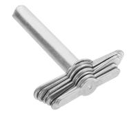 BUGUUYO Perforatrice de Bouchon en Caoutchouc Manuelle en Zinc-fer Argentée Trous Précis de 5 à 15 Mm pour Laboratoire, Outil Robuste à Usage Simple