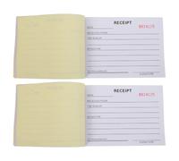 BUGUUYO Petit carnet de reçus de loyer et formulaires de commande 2 pièces en papier pour petites entreprises avec facturation polyvalente et gestion rapide des achats