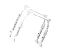 BUGUUYO Pied de Table U Fer Pliable et Auto-verrouillant Support Robuste et Résistant à Usure pour Bureau et Meuble Escamotable Installation Facile et Gain de Place Lot