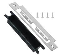 BUGUUYO Plaque de Verrouillage en Acier Inoxydable 35-45 Mm Jeu de 6 Plaques et 5 Gâches Vis Renfort pour Porte Intérieure et Renforcement de Serrure Robuste Couleur Couleur Aléatoire