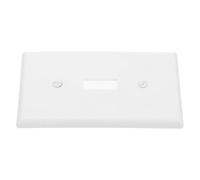 BUGUUYO Plaque Murale Cache-interrupteur Simple 1 Pièce, Protection de Couvercle D'interrupteur Mural Compatible Prises Électriques, Finition Lisse Anti-poussière pour Usage Résidentiel