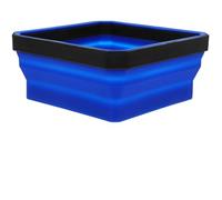 BUGUUYO Plateau Magnétique Pliable en Silicone Bleu pour Quincaillerie, Bol de Rangement Compact et Portable pour Vis, Écrous et Petits Outils, pour Atelier et Bricolage