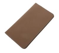 BUGUUYO Pochette pour Téléphone Double Face en PU, Portefeuille Fin à | Deux Compartiments Séparés, Fentes pour Cartes, Ouverture D’une Main, Protection Mobile, Café