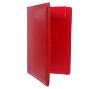 BUGUUYO Porte-bloc Magnétique Rouge Petit Format pour Factures et Menus Clip Sécurisé pour Bureaux Restaurants Écoles et Hôtels Portable et Pratique