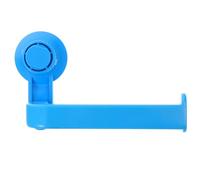 BUGUUYO Porte-Papier Toilette Mural à Ventouse sans Perçage Support Plastique Bleu pour Rouleau de Papier Toilette Fixation Stable pour Salle de Bain Cuisine Rangement Pratique pour