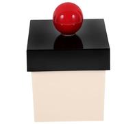 BUGUUYO Porte-tiges en Acrylique Étui à Bâtonnets pour Salle De Bain Distributeur De Bâtonnets Boîte De Rangement Organiseur pour Bâtonnets Et Cure-Dents