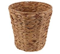 BUGUUYO Poubelle Tissée Poubelle En Osier Pour Bureau Corbeille à Papier En Osier De Cuisine Panier à Déchets Ronds De Comptoir Herbe De Courge Brun