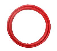 BUGUUYO pour Chien Jouets de Cercle ramequins Chien Attrape Jeu de quilles mandrin Jouets Fil Dog Toys Chiot Disque Volant pour Chiot Chien interactif Caoutchouc Rouge