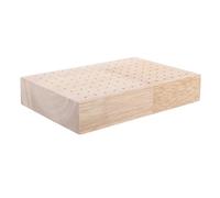 BUGUUYO Présentoir Bois Rectangulaire pour Brochettes et Cake Pops Support Stable et Élégant pour Sucettes Snacks et Apéritifs pour Fêtes et Au Détail