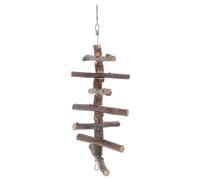 BUGUUYO Rabbit Toys Little Pets Snack de Dentition Jouets en Peluche mâche nid Clapier Collier Lapin Pipi collation de Dentition pour Animaux de Compagnie Jouets Mordant Le Hamster en Bois
