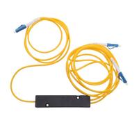 BUGUUYO Répartiteur Optique à Fibre Fusionnée 1X2 Lc Boîtier de Terminaison Fibre Optique Compact pour Réseau Domestique et Professionnel Solution Cold-Plug pour Connexion Stable