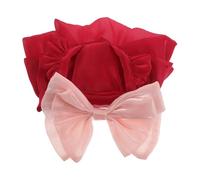 BUGUUYO Robe Princesse pour Chiens et Chats Petits Tulle Léger et Respirant Jupe Tutu avec Nœud Rouge Foncé Tenue Été Confortable et Flexible pour Anniversaires Mariages et Événements