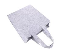BUGUUYO Sac Fourre-tout Feutre Recyclé Sac de Courses et Léger Pochette de Rangement Pratique et Écologique Gris