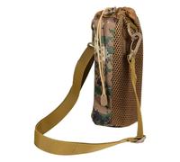 BUGUUYO Sacoche Isotherme pour Bouteille d'eau en Nylon Extensible Petite Taille Camouflage Numérique Pochette Légère Bandoulière Réglable Randonnée Trekking et Camping