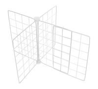 BUGUUYO Séparateur de Congélation en Fer Blanc Panneau de Séparation Ajustable pour Réfrigérateur et Congélateur Coffre, Design en Maille Respirante et Cloison Anti-collision