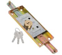 BUGUUYO Serrure Applique pour Porte Volet Coulissante Verrou de Sécurité Antivol pour Porte de Grange et Rideau Métallique Installation Facile avec Kit Complet Résistant et Design Élégant