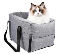 BUGUUYO Siège Auto pour Chien Multifonction avec Poignées Housse De Protection Amovible Et Pochette De Transport pour Animaux De Compagnie Accessoire Voyage Confortable Et Sécuritaire