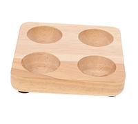 BUGUUYO Support à Œufs en Bois Durabilité Protection des Œufs, Boîte de Rangement Simple en Bois pour Réfrigérateur, Cuisine et Conservation Pratique