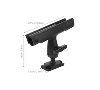 BUGUUYO Support de Canne à Pêche pour Kayak Rotatif à 360° Réglable en Hauteur Base Stable Compatible Bateaux et Canoës Accessoire Nautique Léger pour Pêche en Rivière et Mer