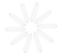 BUGUUYO Support de Vignette de Stationnement Facile à Retirer en Acrylique Transparent 10pcs Ventouses Réutilisables pour Voiture Usage Quotidien