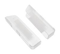 BUGUUYO Support d'Étagère Murale pour Pèse-personne, 1 Pair, Acrylique, Portable, Rangement Peu Encombrant pour Salle de Bain et Chambre