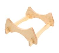 BUGUUYO Support en Bois Naturel pour Baril de Vieillissement en Chêne, Support Fiable pour Distributeur de Boissons, Montage Facile, pour Comptoir à Domicile