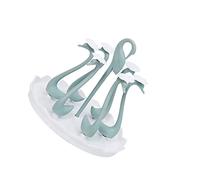 BUGUUYO Support Mug Rack Arbre à Mugs Tiges Plastique Rotatif Design Cygne Bleu pour Rangement et Séchage Tasses Maison