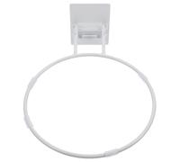 BUGUUYO Support Mural pour Ballons de Sport Pliable Rack de Rangement pour Football Basketball et Volleyball Montage sans Perçage Blanc Espace Optimisé et Installation Facile