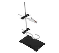 BUGUUYO Support Pour Équipement De Laboratoire De Chimie Base En Fer Pince Carrée Support Pour Tube À Essai