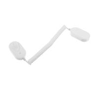 BUGUUYO Support Télécommande Magnétique avec Câble Ressort Rétractable Attache Anti-perte pour Télécommande et Petits Appareils Fixation Murale Discrète et Pratique