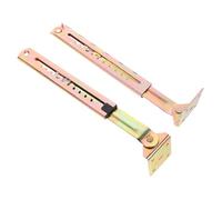 BUGUUYO Support Télescopique de Lit et Table Réglable Équerre Droite Galvanisée Anti-rouille Accessoires pour Meubles de Massage et Bureaux