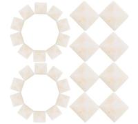 BUGUUYO Supports de Serrage-Câble Auto-Adhésifs 20X20 MM Blanc 500 Pièces Bases de Fixation pour Colliers de Serrage Installation sans Perçage Adaptés pour Gestion de Câbles