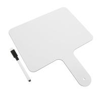 BUGUUYO Tableau Blanc Effaçable Planche Portable et Stable pour Étudiants Pancarte Main pour Vote Score et Jeux Classe ou Bureau