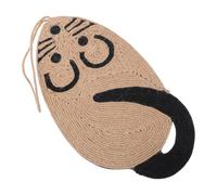 BUGUUYO Tapis à Gratter Muraux Sisal pour Griffoir Compact avec Jouet Matelas De Grattage pour Intérieur