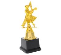 BUGUUYO Trophée Danseuse en Plastique Léger Petit Format Récompense De Compétition pour Concours De Danse Célébrant Le Travail D’équipe Réutilisable