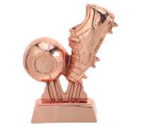 BUGUUYO Trophée Soulier d'or de Football : Récompense en résine pour Performance individuelle - Objet de Collection Sportif, décoration, Prix de Championnat, Souvenir de Tournoi