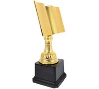 BUGUUYO Trophées du Concours de Lecture Trophée d'étoile de Lecture en Forme de Livre, trophée de en Plastique léger, décor de Bureau pour élèves