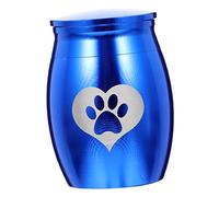 BUGUUYO Urne Funéraire pour Animaux De Compagnie en Acier Inoxydable pour Chiens Et Chats Petite Et Portable 1 Pièce