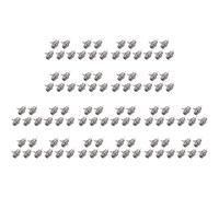 Buhdjfnke 100 Pcs Connecteur Adaptateur du Type F de Prise Jack A Souder de Panneau Monte