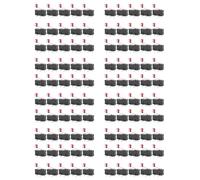 Buhdjfnke 100 Pcs Mini Micro-Fin de Course Levier A Galet Bras SPDT Declic LOT