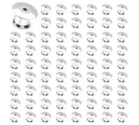 Buhdjfnke 1000PCS Boucle de Retenue de Goupille de Verrouillage, Utilisée pour Verrouiller le Dos de la Broche en Métal de la Broche en Émail