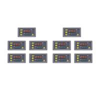 Buhdjfnke 10X Relais Temporisé Numérique Affichage LED Minuterie de Cycle Interrupteur de Commande Relais Temporisé Réglable Interrupteur Temporisé DC12V
