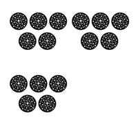 Buhdjfnke 15 Pièces Séries Patin de Protection Ø 150Mm 67 Trous pour Protéger Votre Patin de Ponçage Autocollant en Nylon, Patin de Protection