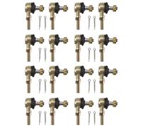 Buhdjfnke 16X Joints à Rotule de D'Extrémité de Biellette de Direction Droite et Gauche pour 660 YFM660 YFM660R ATV 2001-2005