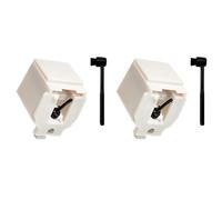 Buhdjfnke 2 PièCes Stylet de Remplacement ATN3600L Aiguille de Lecteur de Disque Vinyle pour AT-LP60 Platine Phonographe Platenspeler Lecteur de Disques