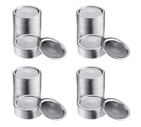 Buhdjfnke 200 PièCes Large Bouche 86 mm Jar Couvercles de Mise en Conserve, Couvercles en Argent de Type Fendu à L'ÉPreuve des Fuites RéUtilisables avec Anneaux de Joints en Silicone