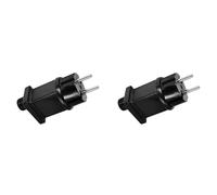 Buhdjfnke 2X 3.5V 3.6W Plug LED Alimentation LED Transformateur Adaptateur de Prise IP44 Adaptateur de Lampe de Noël Étanche Prise UE
